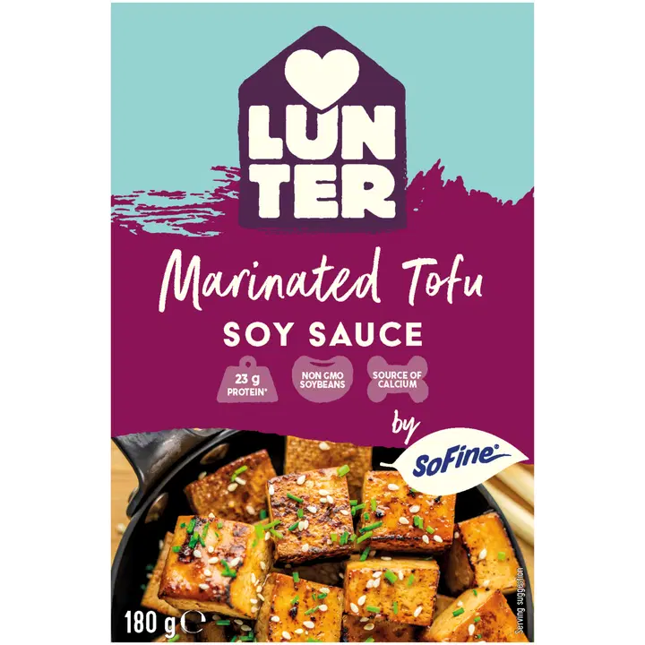 Lunter Marinoitu tofu 180g soy sauce