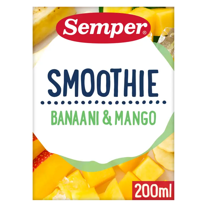 Semper Smoothie banaani mango 1v 200ml