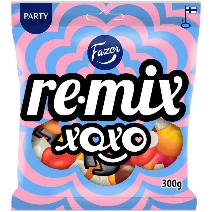 Fazer Remix XOXO karkkipussi 300g