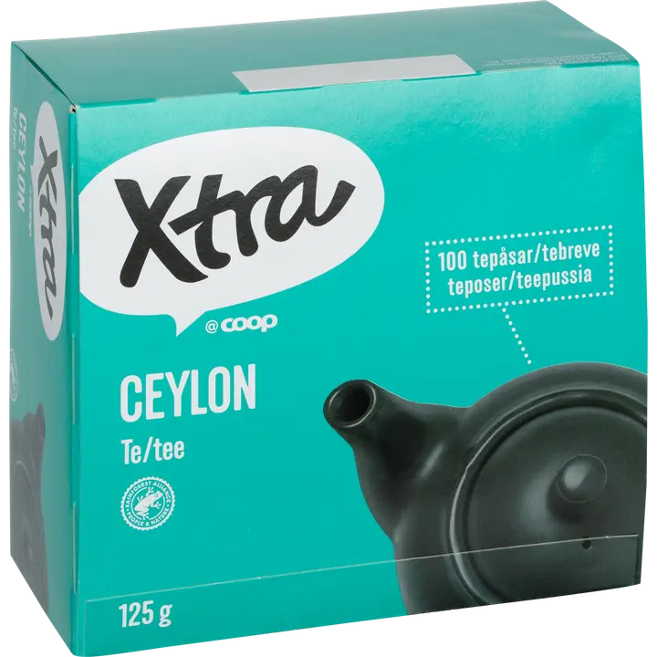 Xtra Ceylonin tee 100 x 1,25 g