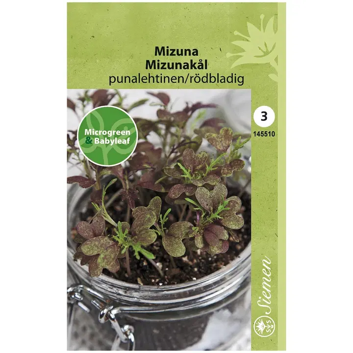 Microgr Mizuna Punalehtinen