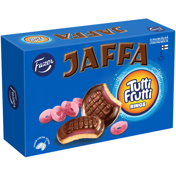 Jaffa tuttiifrutti rings küpsis 300 g
