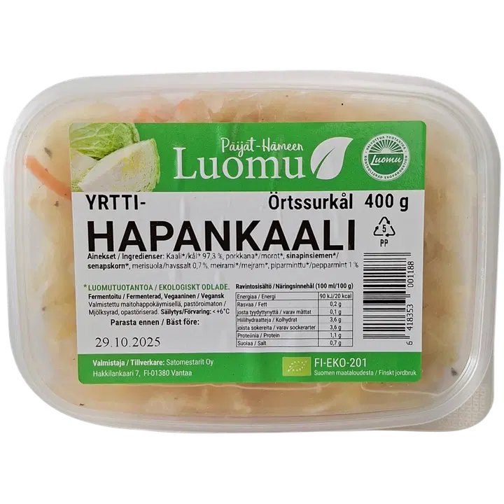 LUOMU YRTTIHAPANKAALI