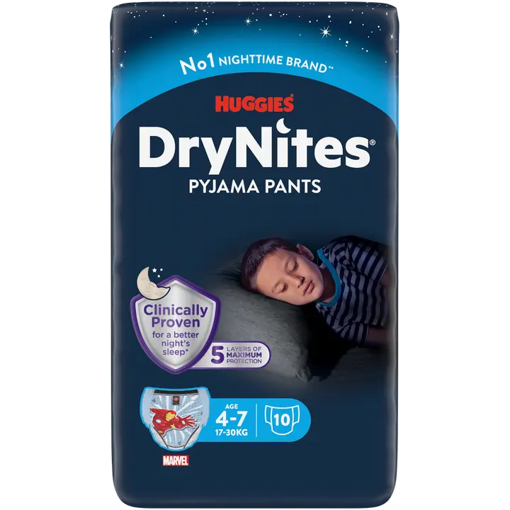 Huggies DryNites poika10kpl 4-7 vuotta