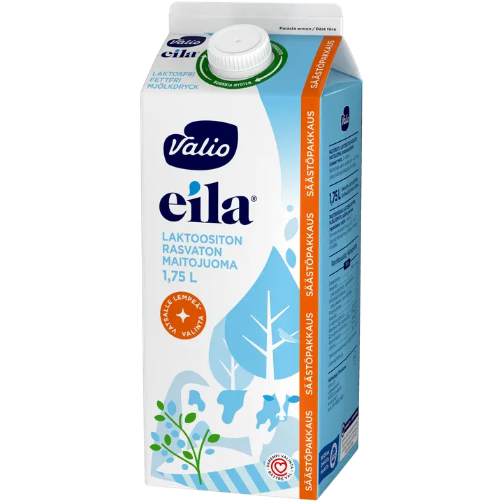 Valio Eila® rasvaton maitojuoma 1,75 l laktoositon