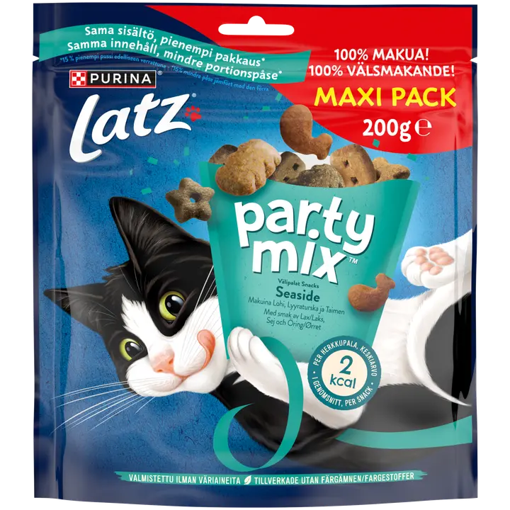 Latz 200g Party Mix snacks Seaside Mix Lohen, Lyyraturskan & Taimenen makuinen