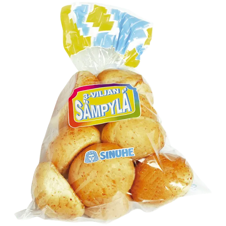 Sinuhe 3-viljan sämpylä 520g rouhesämpylä