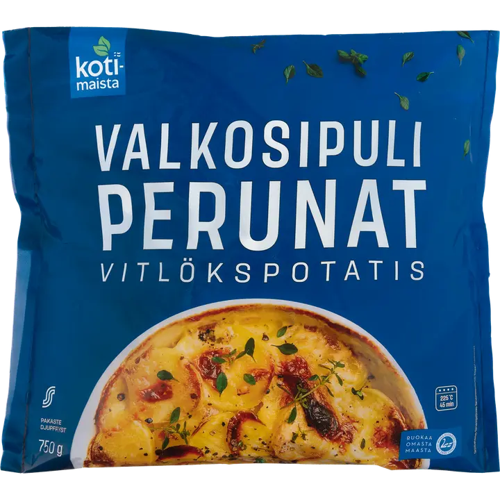 Kotimaista valkosipuliperunat 750 g pakaste
