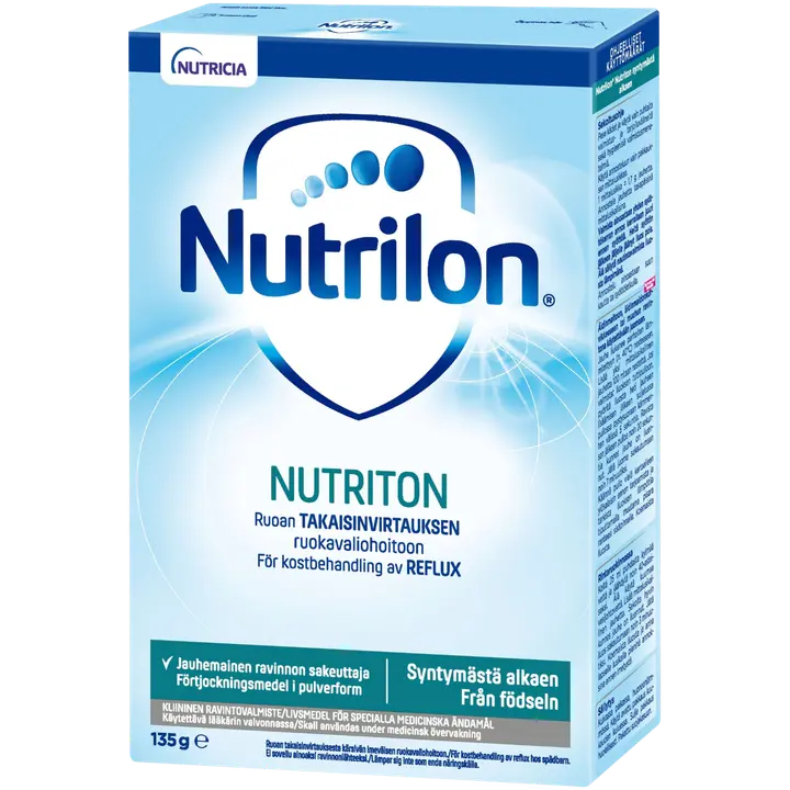 Nutrilon Nutriton, kliininen ravintovalmiste, jauhemainen ruoan sakeuttaja 135g, alk 0kk