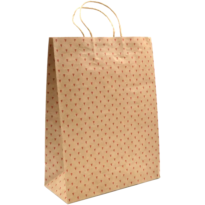 J.K. Primeco Lahjakassi XL Sydän punainen uusioruskea