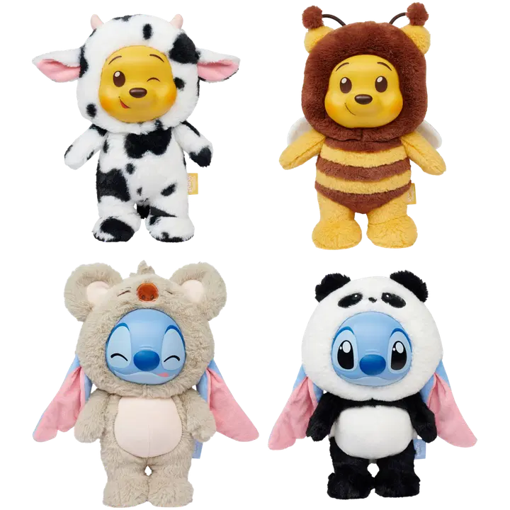 Yuyus stitch ja nalle 28 cm