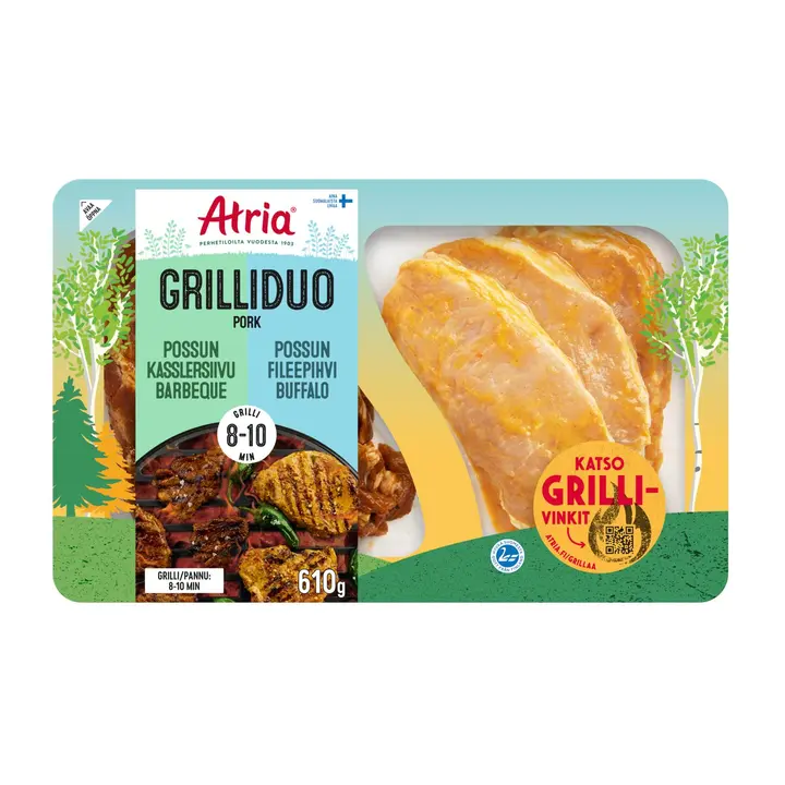 Atria Grilliduo Pork 610g