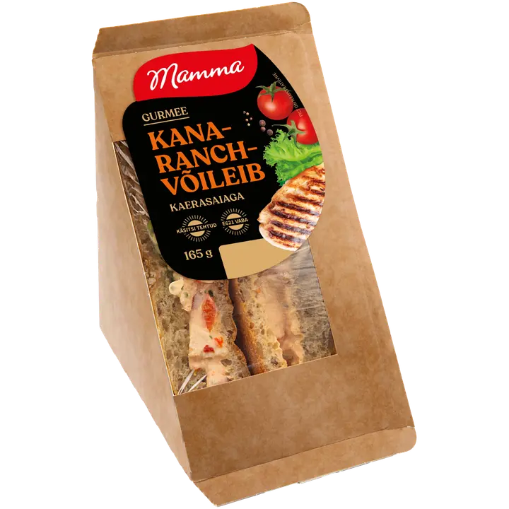 Mamma Kana Ranch-Võileib Kaerasaiaga 165G