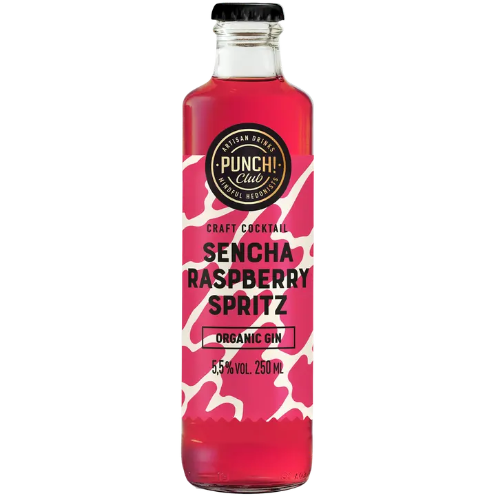 Punch club raspberry sencha 5,5% 250ml