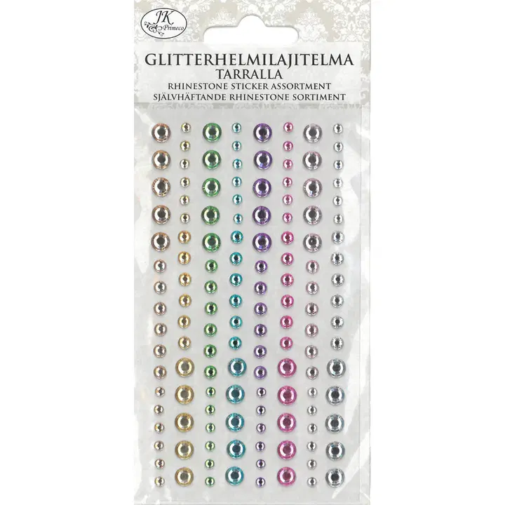 J.K. Primeco glitterhelmitarralajitelma Sateenkaari pastelli