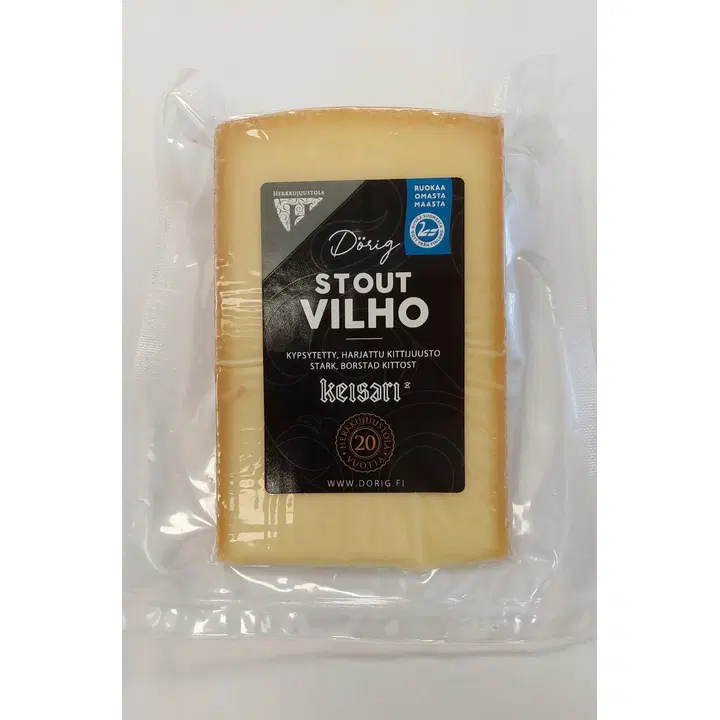 Herkkujuustola StoutVilho, voimakas, kypsytetty, kittikuorinen pala 150g
