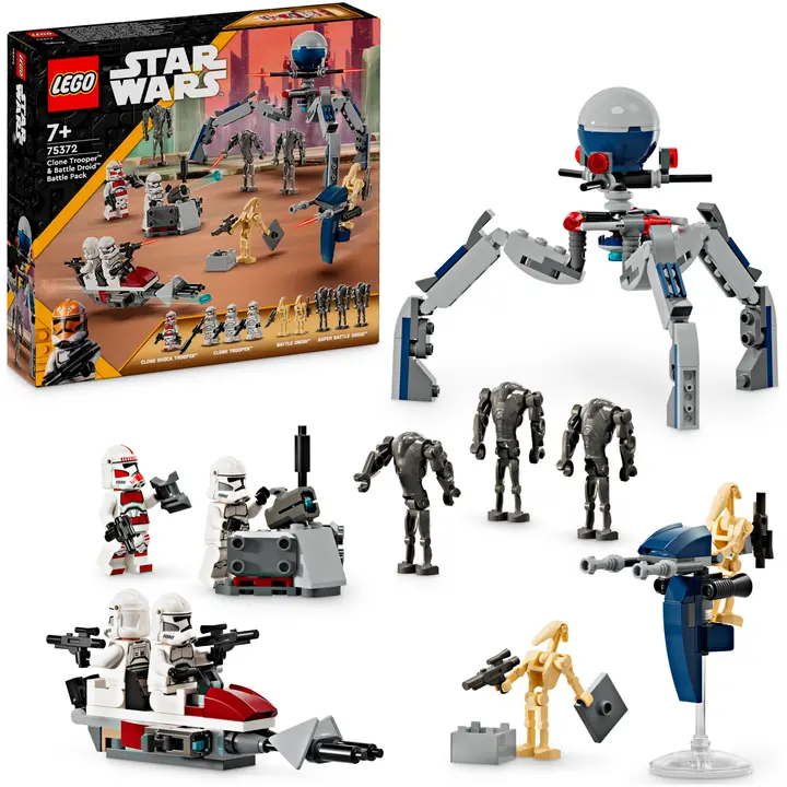 LEGO® Star Wars TM 75372 Kloonisoturin&droidin taistelupakkaus