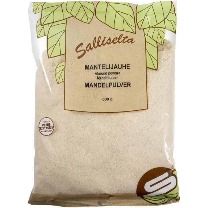 Sallinen mandlipulber 800 g