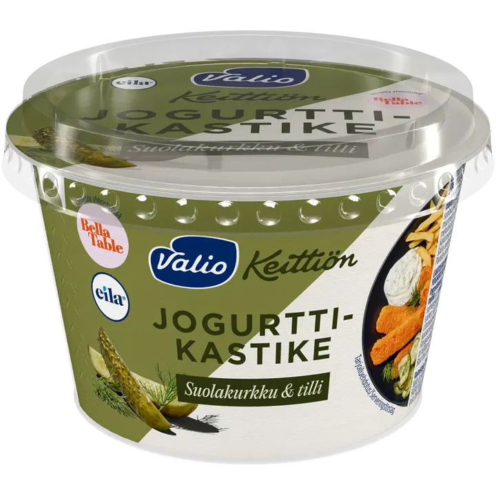 Valio Keittiön jogurttikastike suolakurkku-tilli laktoositon 180 g