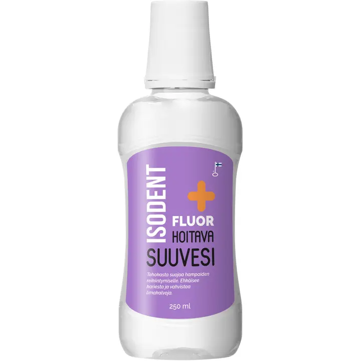 ISODENT FLUOR+ Hoitava suuvesi 250ml