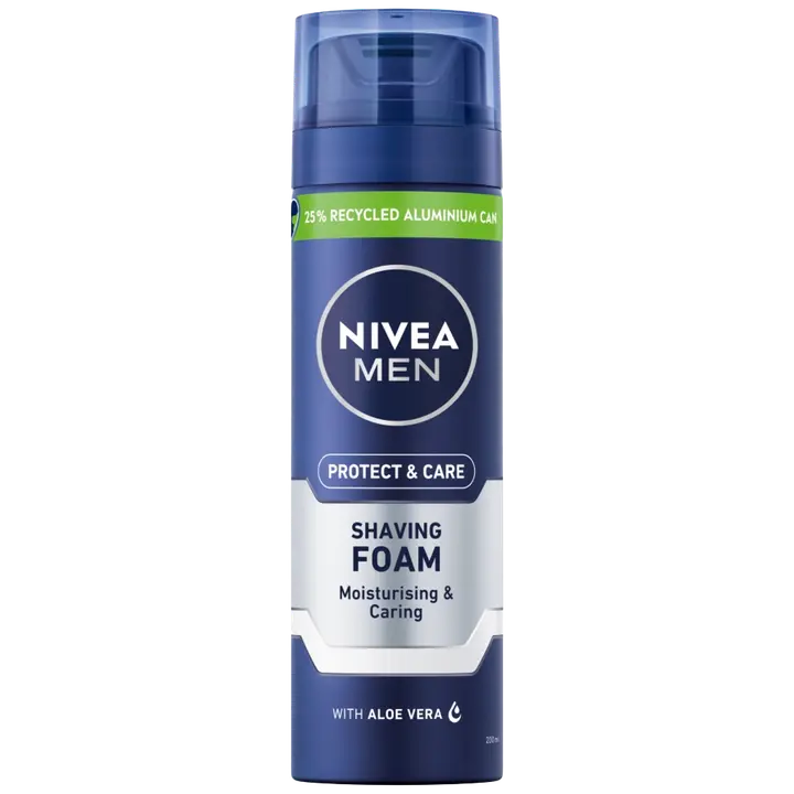 NIVEA MEN 200ml Protect & Care Moisturising Shaving Foam -partavaahto
