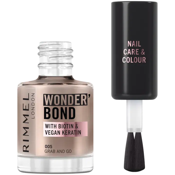 Rimmel Wonderbond Nail Polish 12 ml, 005 Grab and Go kynsilakka