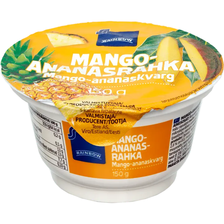 Rainbow 150g mango-ananasrahka 0,2%