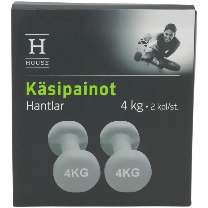 Hantlid House 2x4kg neopreen