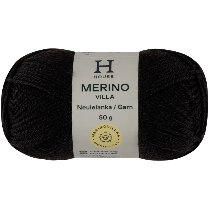 House lanka merinovilla 50g CNE-1833 black