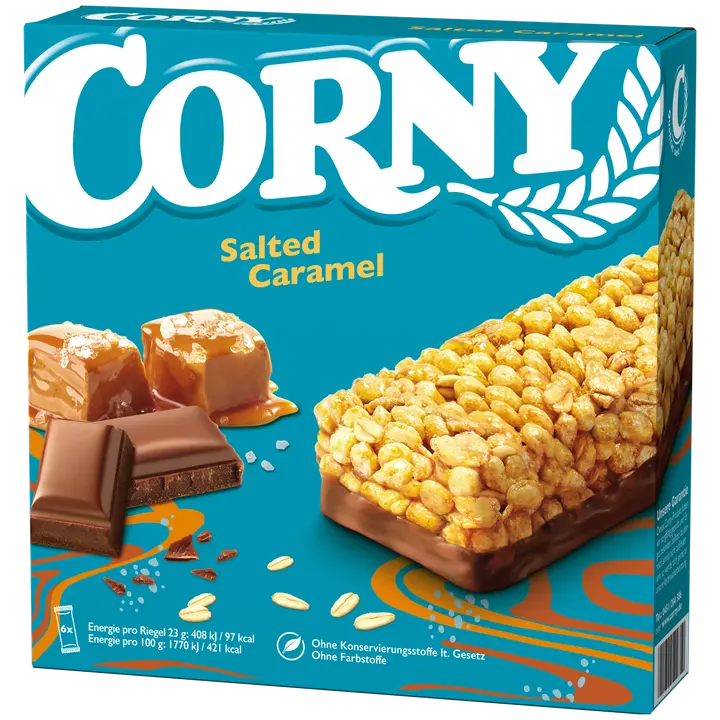 Corny classic 6-pakk soolakaramelli 138g