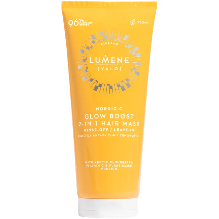 Lumene VALO Kiiltoa antava 2-in-1 hiusten tehohoito 200 ml