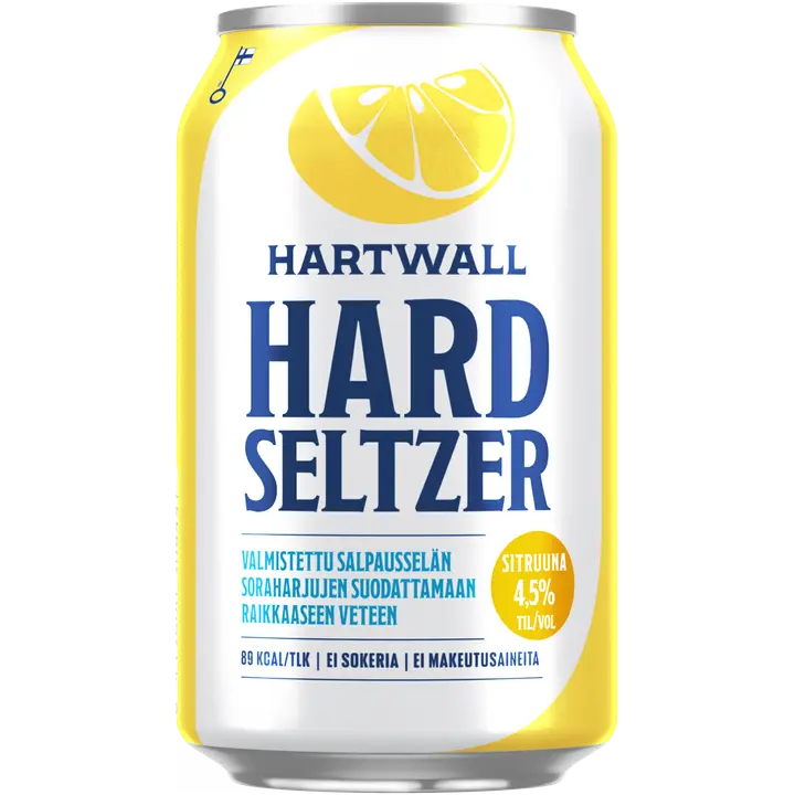 Hartwall Hard Seltzer Sitruuna 4,5% 0,33 l