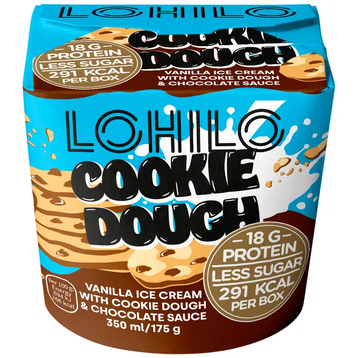 LOHILO Cookie Dough proteiinijäätelö 350ml