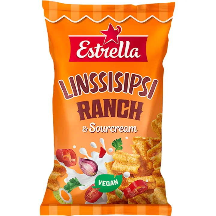 Estrella Linssisipsi Ranch 110g