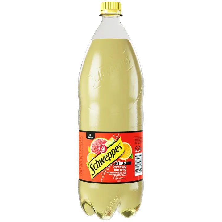 Schweppes Citrus Fruits Zero virvoitusjuoma PET 1,5 L