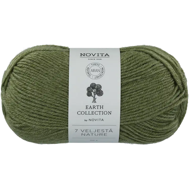 Novita garn 7 Veljestä Nature 100g 372