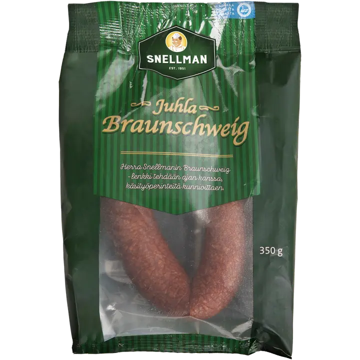 Snellman Juhla Braunschweig meetvursti 350g