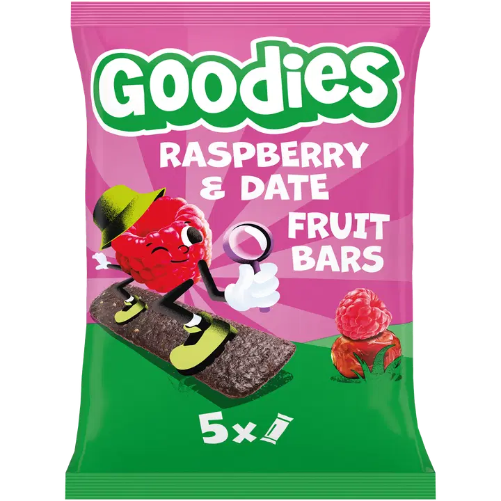 Goodies Raspberry & Date Fruit bars hedelmäpatukka 5x20g