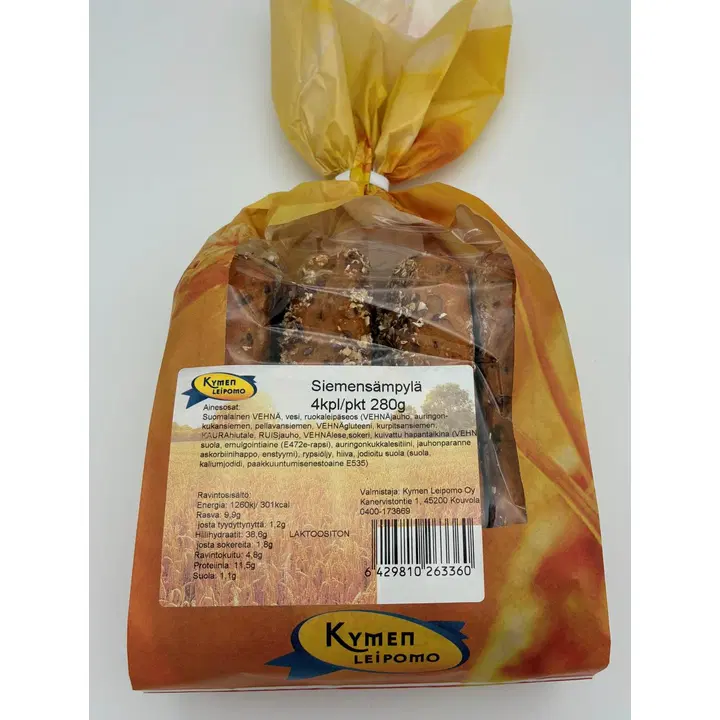 Kymen Leipomo Siemensämpylä 4kpl 280g