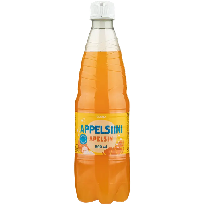 Coop Appelsiini Sokeriton virvoitusjuoma 0,5 l kmp