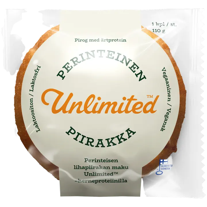 Unlimited piirakka herneproteiini 110g, einespiirakka
