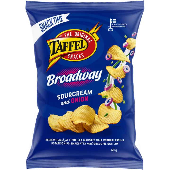 Taffel Broadway kartulilaastud 60g