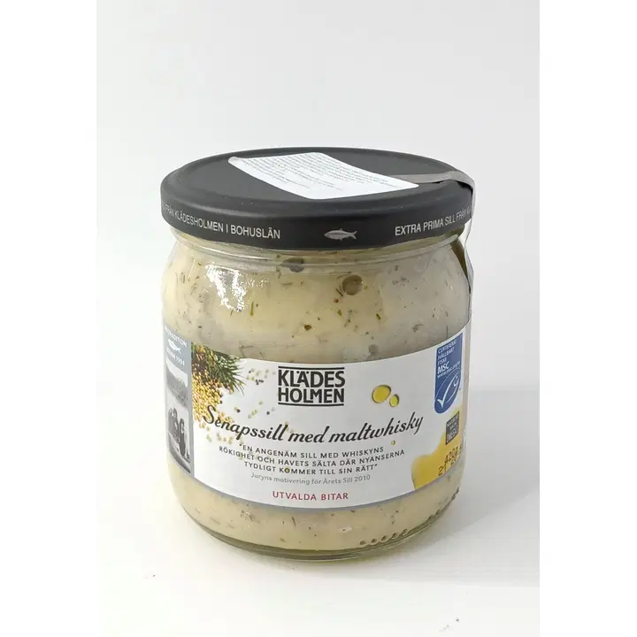 Klädesholmen Maltwhisky-sinappisilli 5,8kg/2,7kg MSC