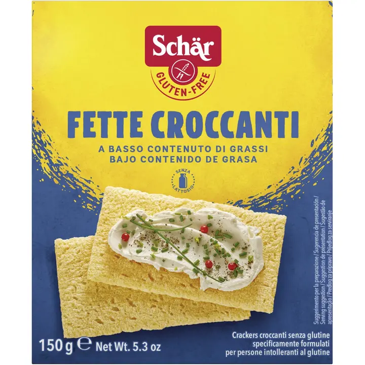 Schär Fette Croccanti 150g, gluteeniton ohut näkkileipä