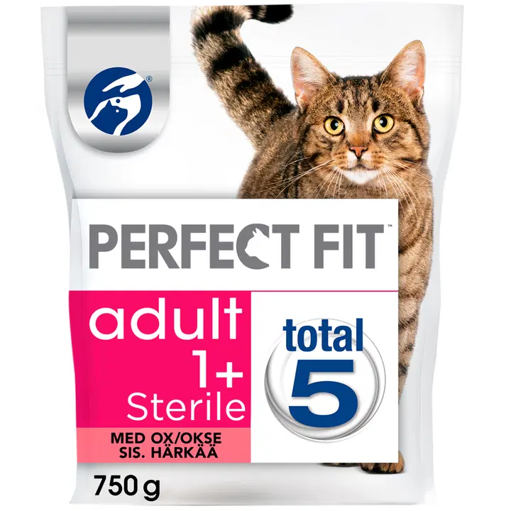 Perfect Fit Adult 1+ Sterile sis. Härkää (750 g)
