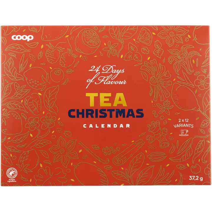 Coop teejoulukalenteri 37,2 g
