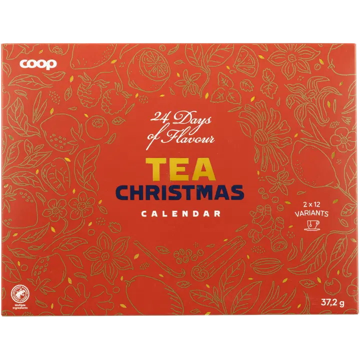 Coop teejoulukalenteri 37,2 g