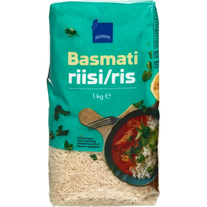 Rainbow 1kg basmatiriisi