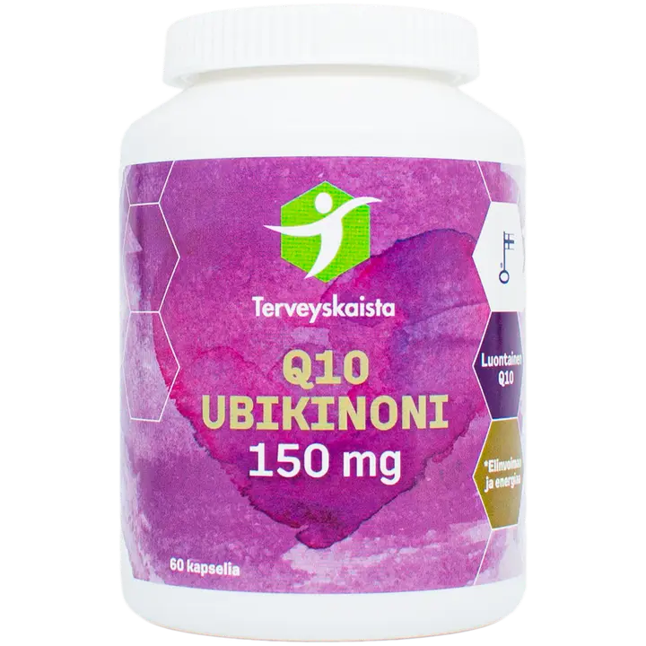 Terveyskaista Q10 Ubikinoni 150 mg 60 kaps.