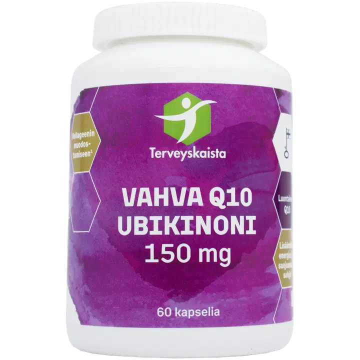Terveyskaista Q10 Ubikinoni 150 mg 60 kaps.